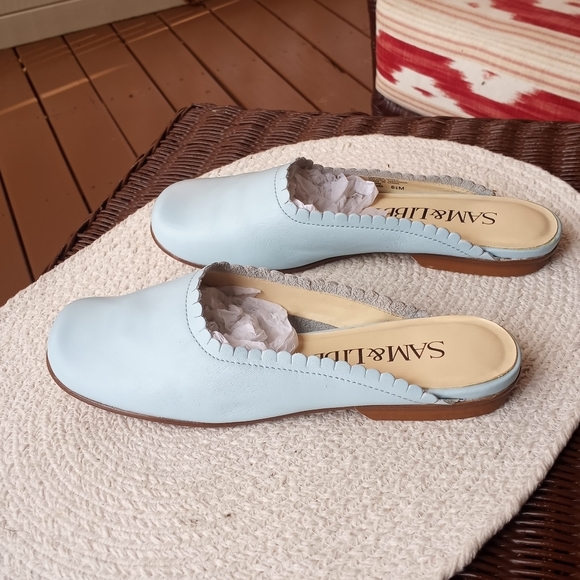 NWOT Sam&Libby Leather Flats - Picture 6 of 10